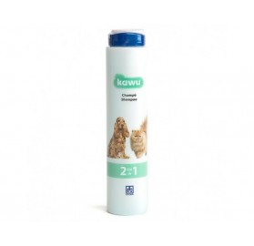 Kawu Champú 2 en 1, desenredante para perros y gatos, 250ml