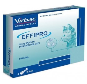 Effipro 4 pipetas antiparasitarias gatos