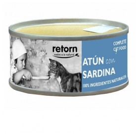 Comida Humeda Gatos Retorn Atún con Sardina, 80gr