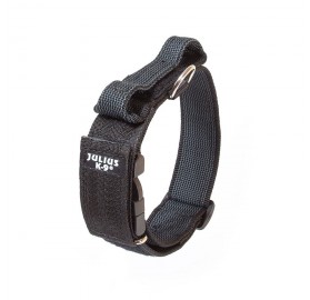 Collar con Asa Engomado Negro Julius K9 para Perro