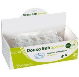 Douxo Seb Spot On Perros y Gatos 25 Pipetas 2ml