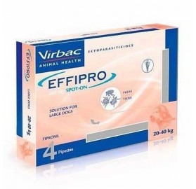 Effipro antiparasitario perros 20-40kg, 4 pipetas