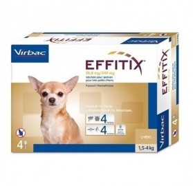 Pipetas Effitix Perros 1,5-4kg Virbac