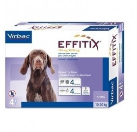Pipetas Effitix Perros 10-20kg Virbac