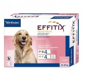Pipetas Effitix Perros 20-40kg Virbac
