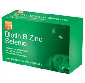 Biotin B Zinc Selenio Perros y Gatos JTPharma, 60 comprimidos
