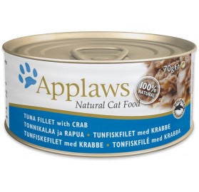 Applaws Lata Gato Filete de Atún con Cangrejo