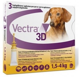 Vectra 3D Pipetas para perros 1,5-4kg Ceva