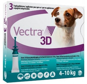 Vectra 3D Pipetas para perros 4-10kg Ceva