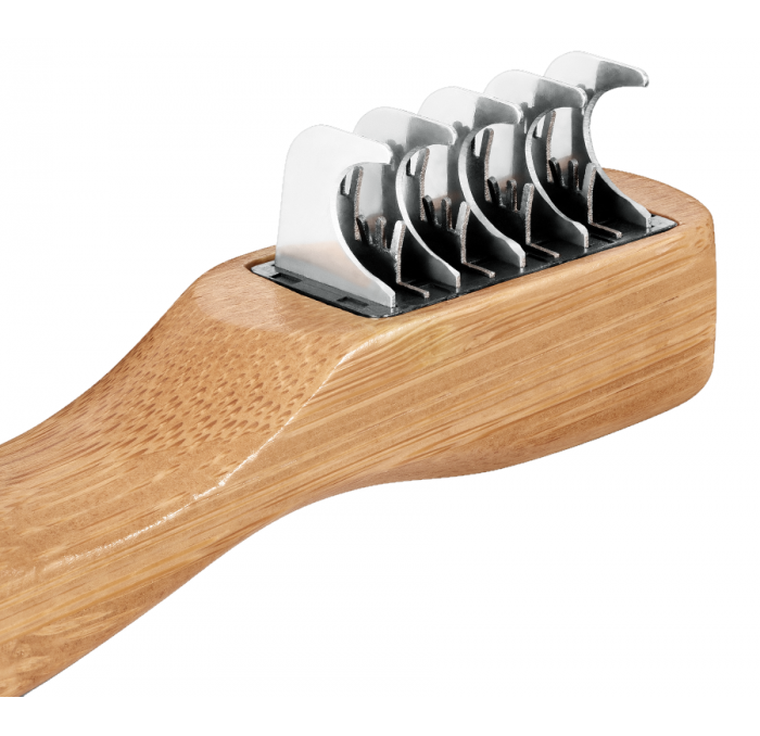 Artero Mini Nature Haarkamm Aus Bambus – Rostfreie Chromzinken, Schonend Gegen Frizz & Haarbruch